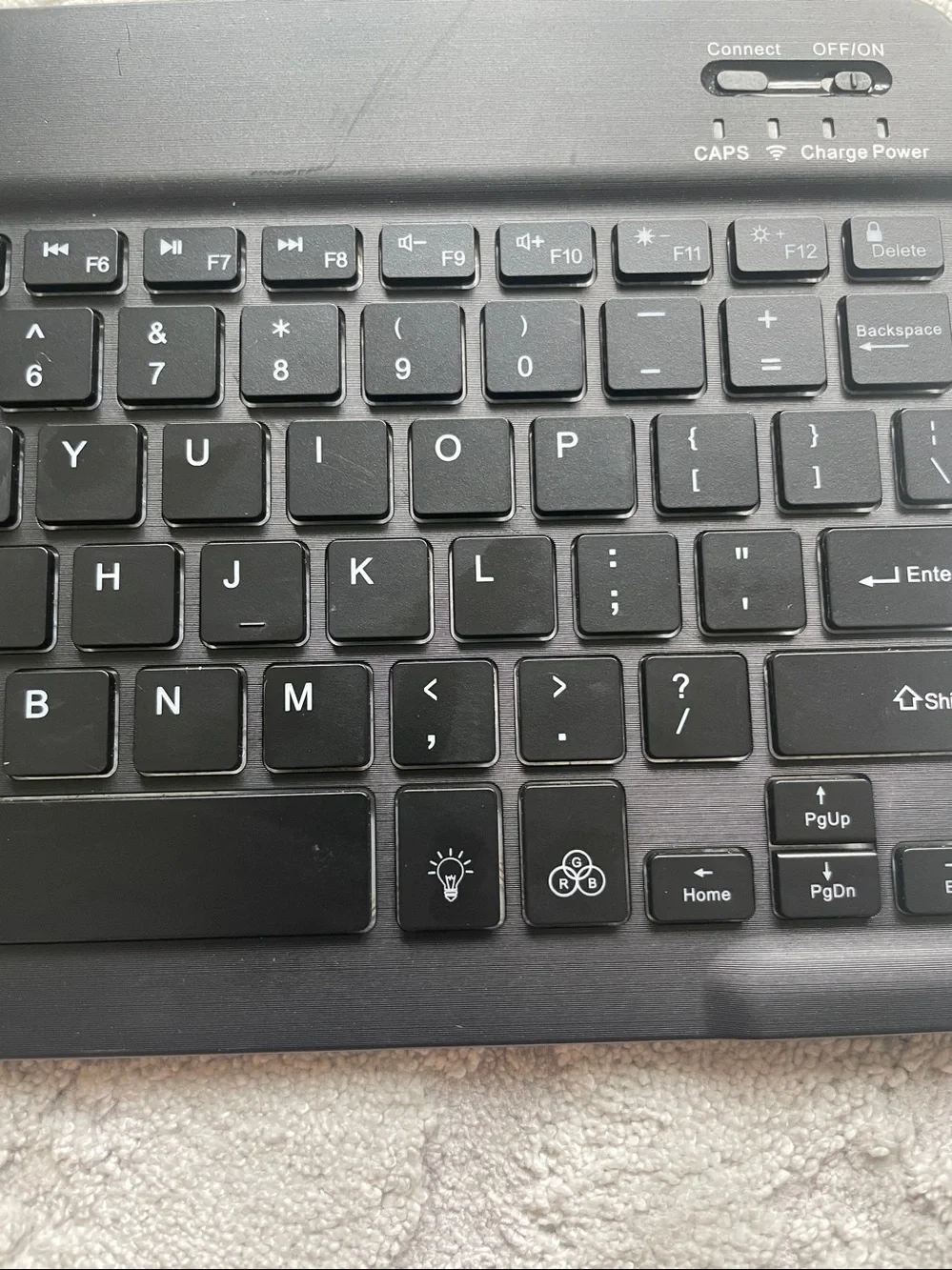 Wireless Bluetooth Tablet Keyboard - Black